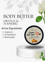 50ml Orange with Turmeric Body Butter for Post-Sauna for Silky Smooth Skin