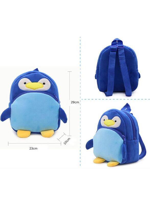 Mini Backpack Kids Cute School Shoulder Bag Toddler Plush Small Backpack Baby Schoolbag Preschool Bag Gift, Penguin