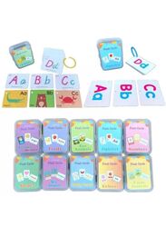 Number Body Parts Learning Cards: 2 Sets Educational Flash Cards Pocket Card Preschool Teaching Cards for kids