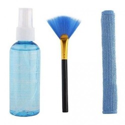 Led Cleaner Monitor Pc Mobile Screen - 3pcs Cleaning Kit Cleaner (100ml) + Brush + Cloth