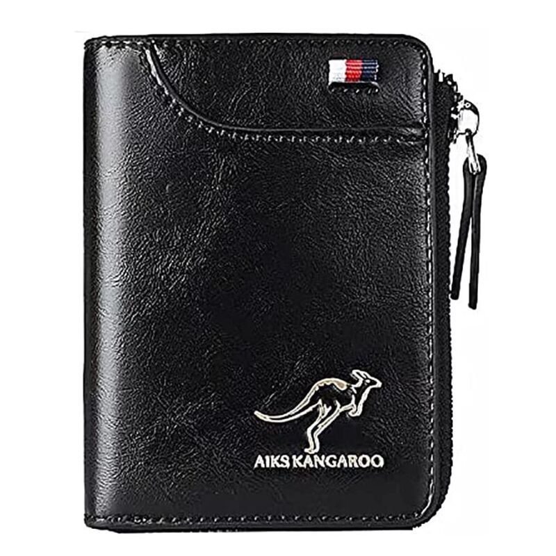 Jeep Enthusiast's Leather Wallet, Black
