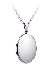 Trendy Stainless Steel Charm Silver Necklace - Add a Touch of Elegance to Your Look