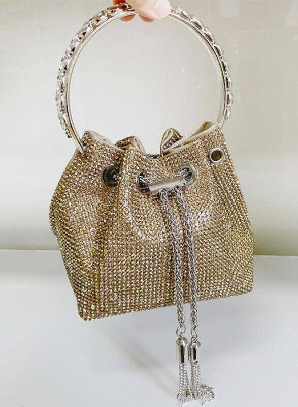 Luxury Diamond Purses and Fashionable Chain Clutch, Crossbody Handbags for Women