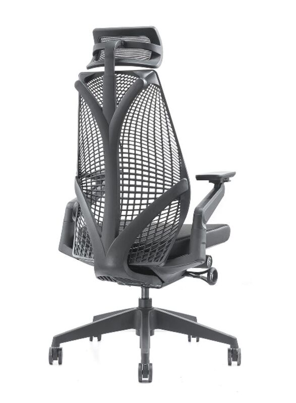 Modern Design High Back Mesh Swivel Manager Ergonomic Executive Office Chair, Grey