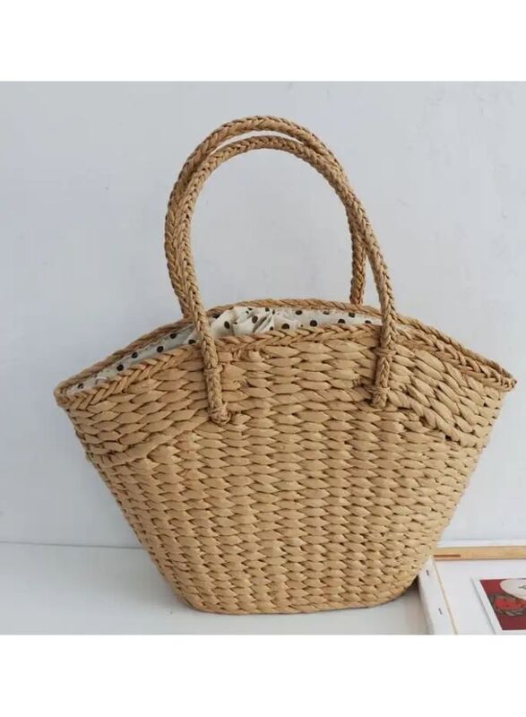 Hand Made Straw Bags for Women - Stylish Rattan Beach Tote Bag, Fashionable Shoulder Bag, Eco-Friendly Handmade Purse for Trendy Fashion for Girls