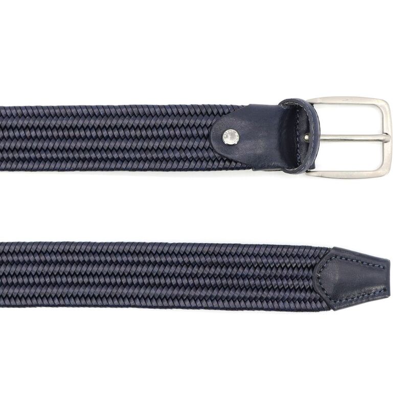 Make a Style Statement with R RONCATO Blue Leather Belt - The Perfect Accessory for Any Outfit, 125cm