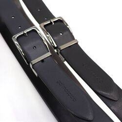 Men's calf leather belt made in Italy, A Versatile Accessory for Any Occasion, Black, 125cm