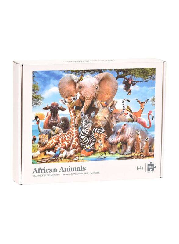 1000 Piece Animal World Jigsaw Puzzle with Unique Artwork for Kids And Adults