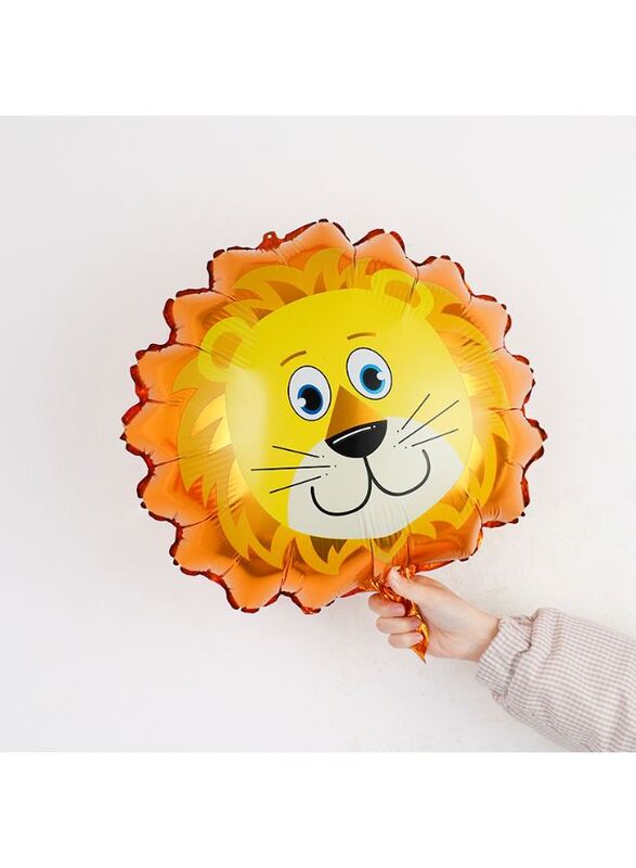 1 pc Birthday Party Balloons Large Size Lion Foil Balloon Adult & Kids Party Theme Decorations for Birthday, Anniversary, Baby Shower