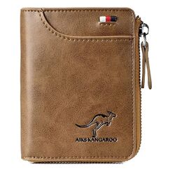 Jeep Enthusiast's Leather Wallet, Khaki