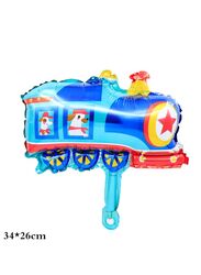 1 pc Birthday Party Balloons Large Size Train Foil Balloon Adult & Kids Party Theme Decorations for Birthday, Anniversary, Baby Shower