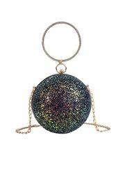 Opulent Crystal Clutches: Elevate Your Style with Round-Shaped Evening Bags and Mini Purses for Women