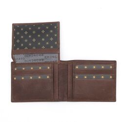 R. Roncato Men's Leather Wallet, Brown
