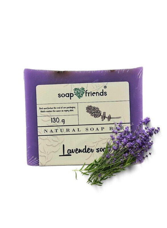 

Soap&friends 130g Provence Lavendar Soap Bar for Daily Cleansing with Rich Moisturizing, Handcrafted with Natural Indgredients Lavendar Soap Bar for everyday use