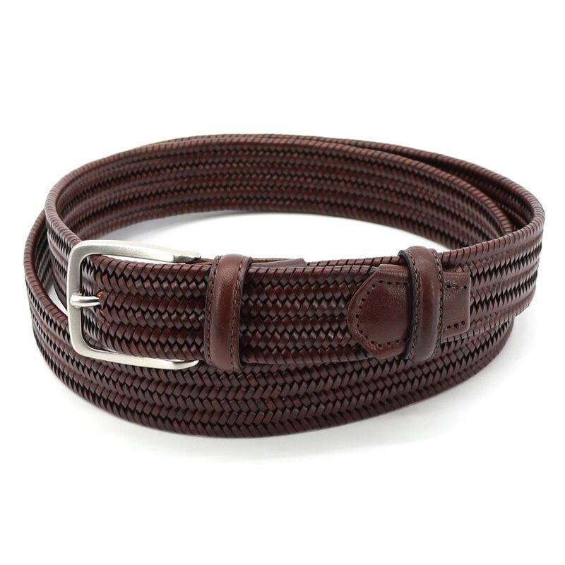 Make a Style Statement with R RONCATO Brown Leather Belt - The Perfect Accessory for Any Outfit, 125cm