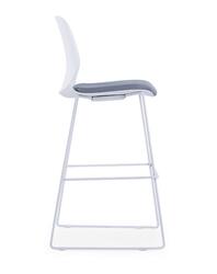 Office furniture for public area- high bar stool chairs with metal base