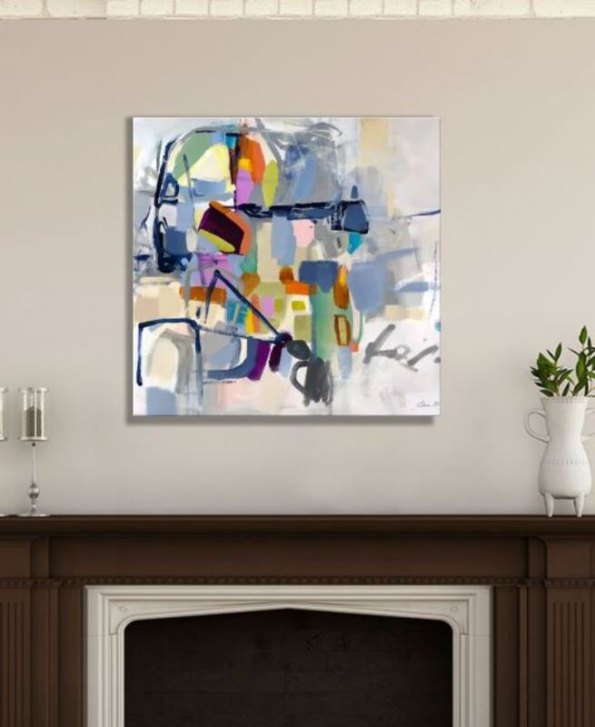 Abstract Wall Decor for Living Room Bedroom Wall Art Paintings Abstract Ink painting Wall Artworks Hang Pictures for Office Decoration