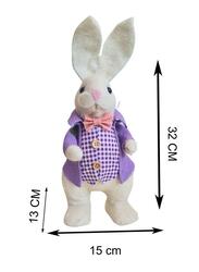 Fatio Easter Bunny Simulation Cotton String Rabbits Ornament Crafts Decoration for Yard Sign Garden, Living Room, Bedroom 32 cm
