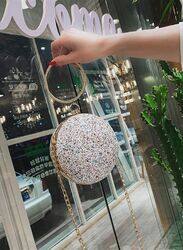 Opulent Crystal Clutches: Elevate Your Style with Round-Shaped Evening Bags and Mini Purses for Women