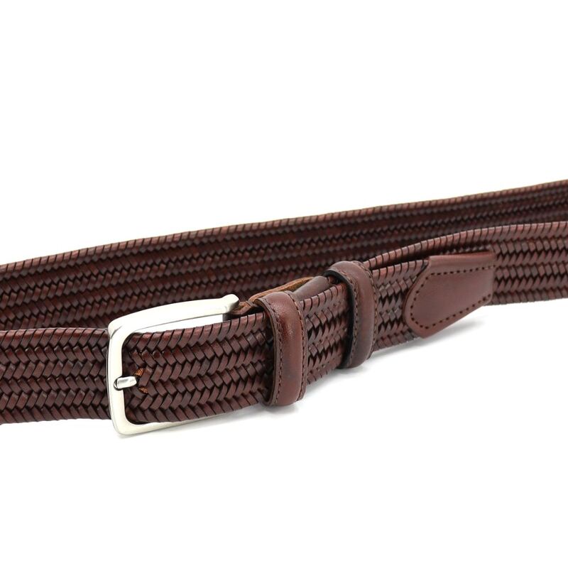 Make a Style Statement with R RONCATO Brown Leather Belt - The Perfect Accessory for Any Outfit, 130cm