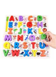 Alphabet and Number Puzzle, Kids Early Development Toy, 3D Wooden Alphabet and Number set