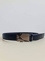 Men's Leather Belt, Adjustable Ratchet Belt Automatic Buckle