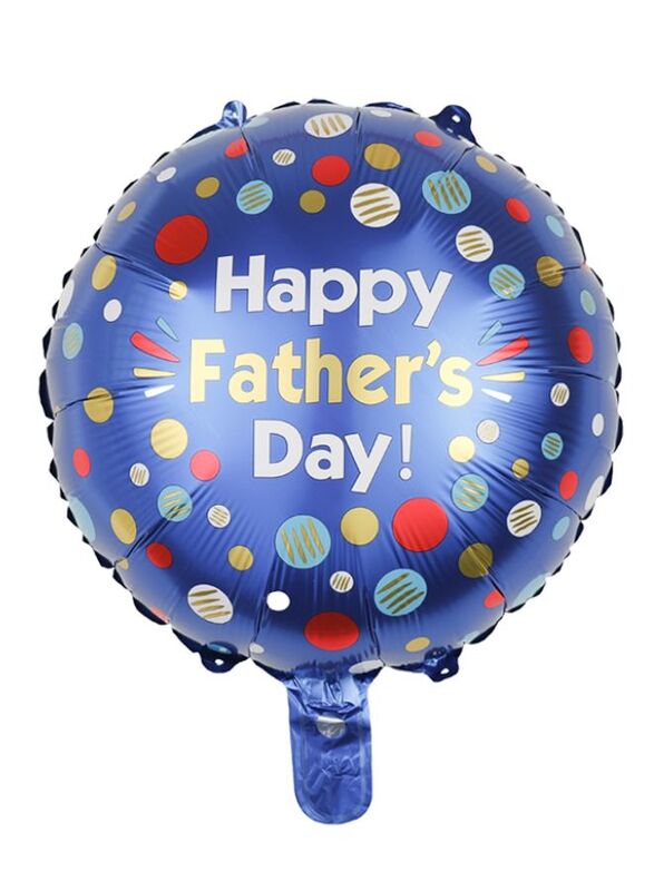 1 pc 18 Inch Party Balloons Large Size Happy Fathers Day Foil Balloon Adult & Kids Party Theme Decorations for Birthday, Anniversary, Baby Shower