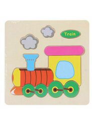 Wooden Puzzles for Kids Boys and Girls Vehicle Set Train