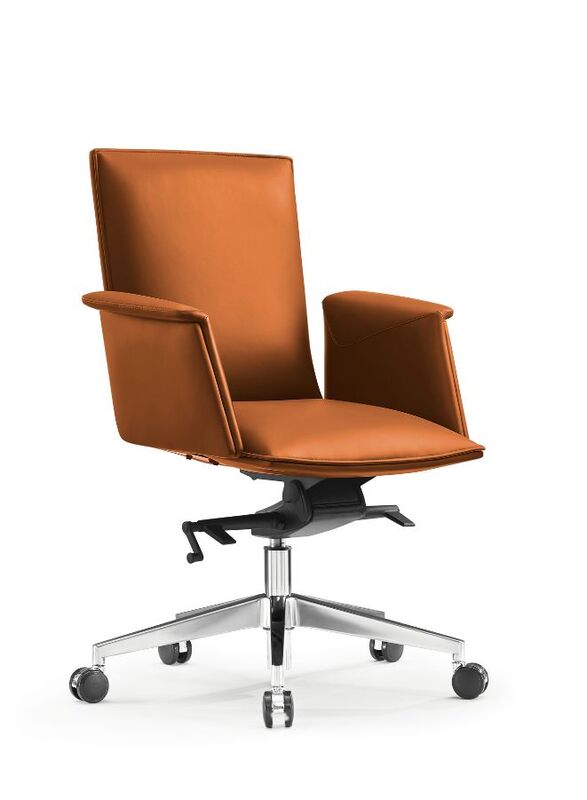 Orange computer deals chair