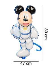 Disney Mickey Mouse Balloon Set - Blue Fun Party Decor with Balloon Bouquet, Latex Balloons, and Foil Mickey Balloon Perfect for Birthdays, Baby Showers