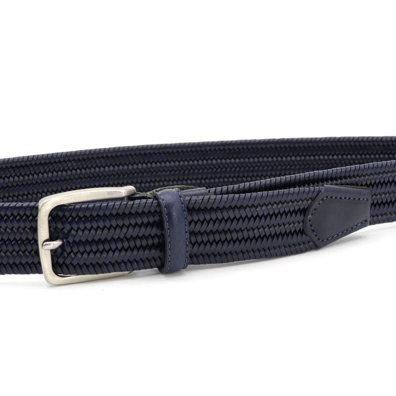 Make a Style Statement with R RONCATO Blue Leather Belt - The Perfect Accessory for Any Outfit, 120cm