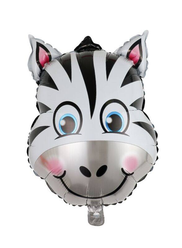 1 pc Birthday Party Balloons Large Size Zebra Foil Balloon Adult & Kids Party Theme Decorations for Birthday, Anniversary, Baby Shower