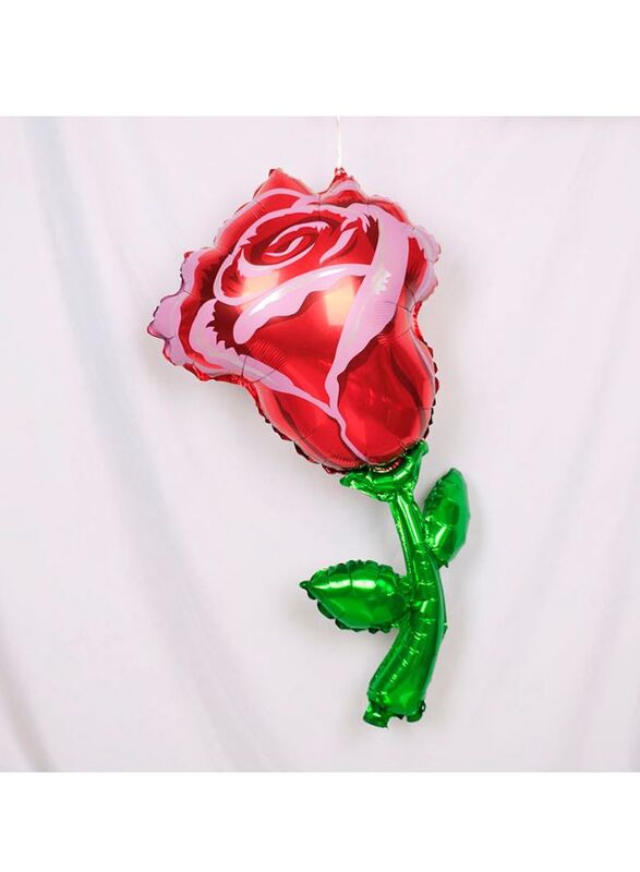 1 pc Birthday Party Balloons Large Size Rose Foil Balloon Adult & Kids Party Theme Decorations for Birthday, Anniversary, Baby Shower