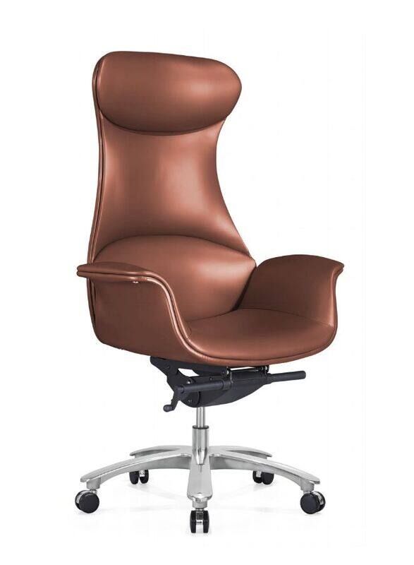 

Generic Luxury Swivel Leather Computer Furniture Executive Ergonomic Office Chairs, Brown