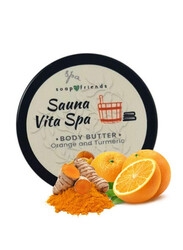 50ml Orange with Turmeric Body Butter for Post-Sauna for Silky Smooth Skin