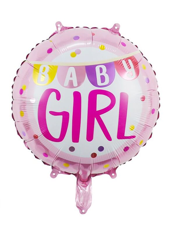1 pc 18 Inch Bbay Shower Balloons Large Size Baby Girl Foil Balloon Adult & Kids Party Theme Decorations for Birthday, Anniversary, Baby Shower