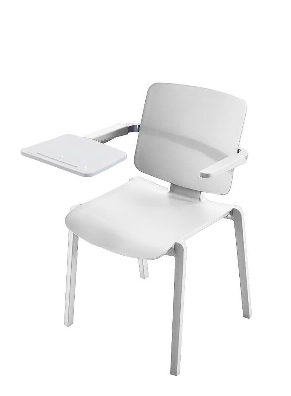 Training Chair with Writing Pad for Schools, Collages, Office, with Steel Frame for Sturdy Comfortable Seating