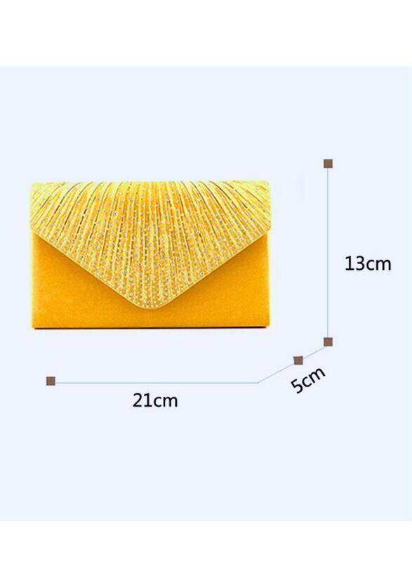 Elegant Solid Color Rhinestone Purse: Elevate Your Evening Look with Mini Crossbody Clutch Bags for Women