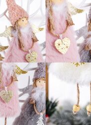 3Pcs Christmas Hanging Angel Doll Set for Decoration of Christmas Trees, Nativity, Windows and Walls 15 cm