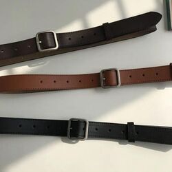 Leather Belts for Women Waist Sash Female Waistband Dresses Jeans Belts, Brown