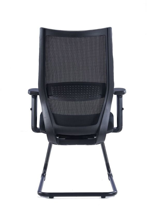 High Back Cantilever Conference Chair with Lumbar Support, Reclining High Back with Breathable Mesh with Armrest,Comfortable Computer Chair,Home Office Desk Chairs