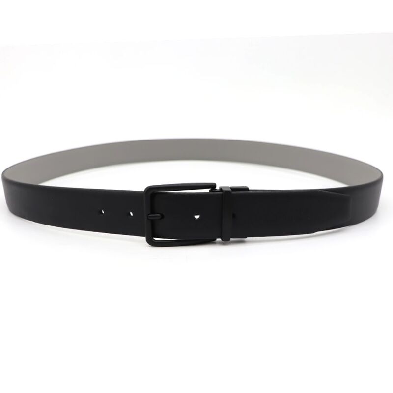 Classic and Timeless: Genuine Blue Leather Cow Belt - A Versatile Accessory for Any Occasion, 125cm