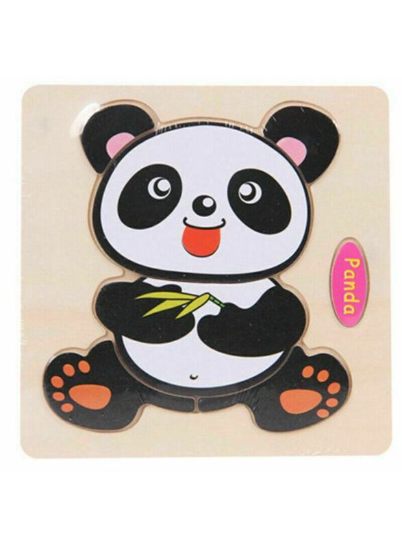 Wooden Puzzles for Kids Boys and Girls Animals Set Panda