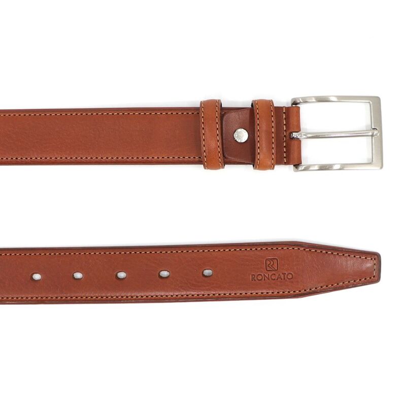 Upgrade your Acessory Game with a sleek Brown Leather Belt, 110cm