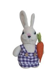 Fatio Easter Bunny Simulation Cotton String Rabbits Ornament Crafts Decoration for Yard Sign Garden, Living Room, Bedroom (20 cm)