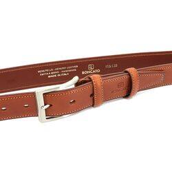 Upgrade your Acessory Game with a sleek Brown Leather Belt, 130cm