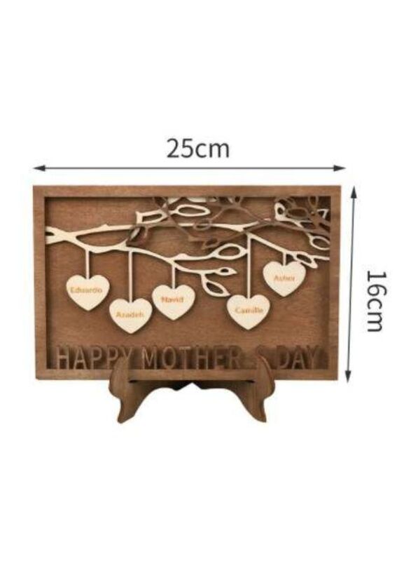 Unique Gifts for Mothers, Wooden Family Tree with Heart, The best gift ideas for birthdays, Mother's Day