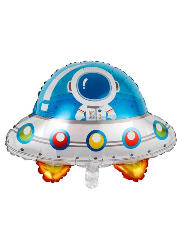1 pc Birthday Party Balloons Large Size Spaceship Foil Balloon Adult & Kids Party Theme Decorations for Birthday, Anniversary, Baby Shower
