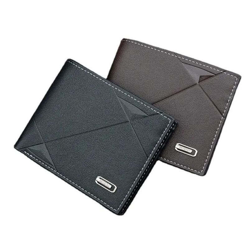 Classic Men's Leather Wallet, Blue