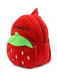 Mini Backpack Kids Cute School Shoulder Bag Toddler Plush Small Backpack Baby Schoolbag Preschool Bag Gift, Strawberry